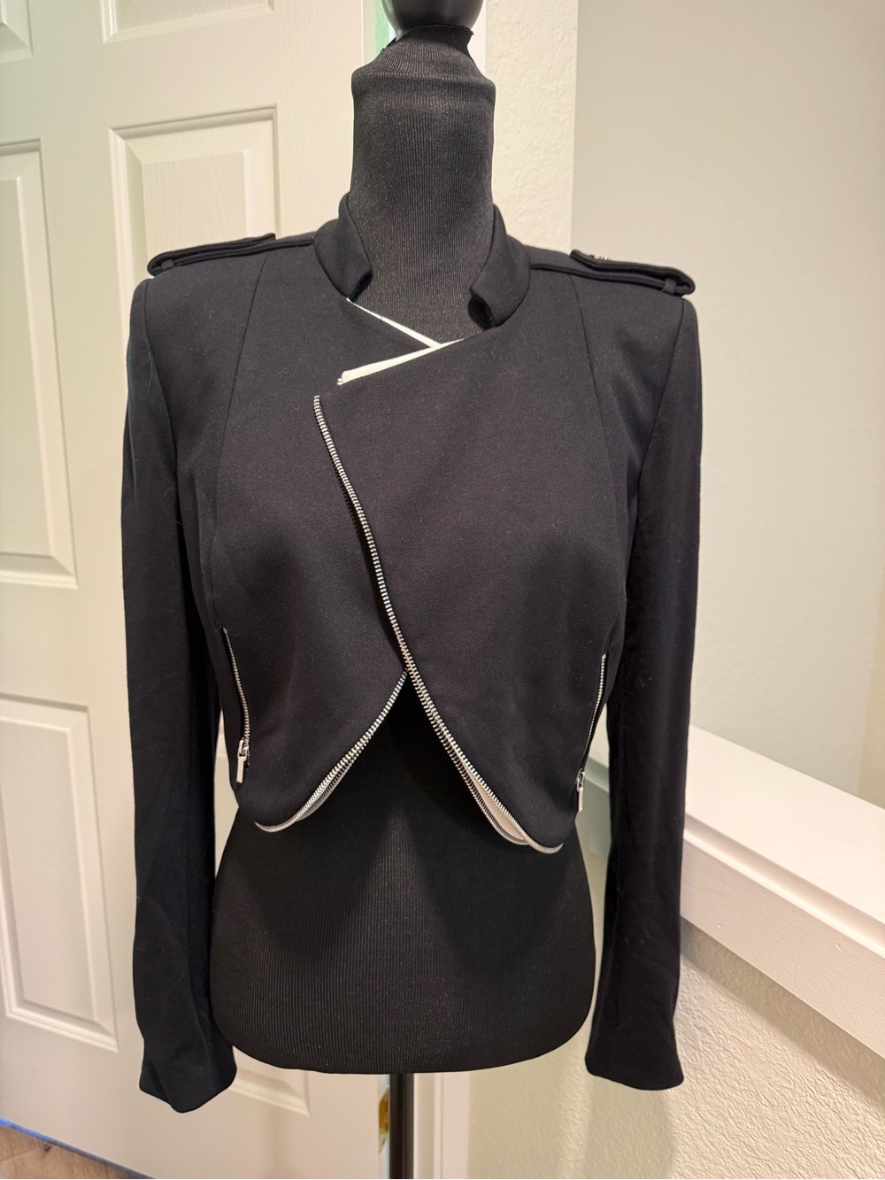 BeBe Asymmetrical Zip Women's Jacket